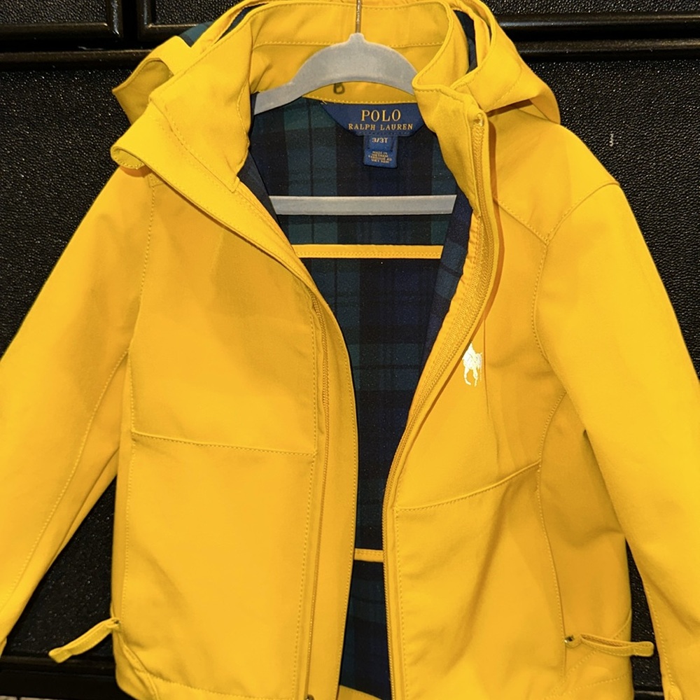 POLO RALPH LAUREN RAIN JACKET RAINCOAT WITH HOOD DETAIL. EXCELLENT CONDITION - Picture 2 of 9